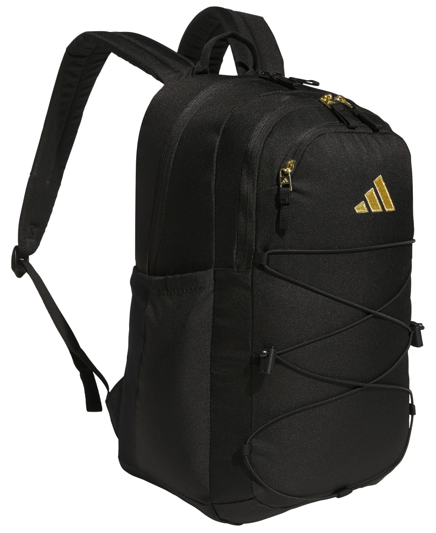 Рюкзак adidas Amplifier Bungee Laptop, цвет: Чёрный / Золотой металлик — фото 1
