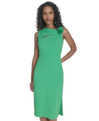 green calvin klein dress Prom Dresses Calvin Klein Embroidered Floral Gown Womens Dresses Calvin  Klein Prom Dresses Calvin Klein Dress