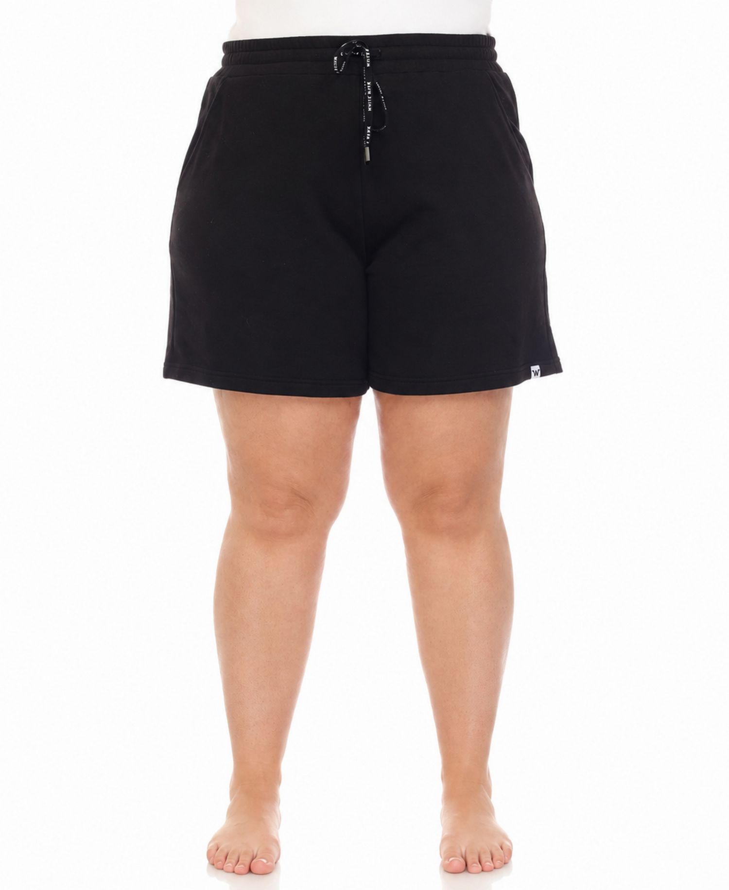 Plus Size Drawstring Lounge Shorts