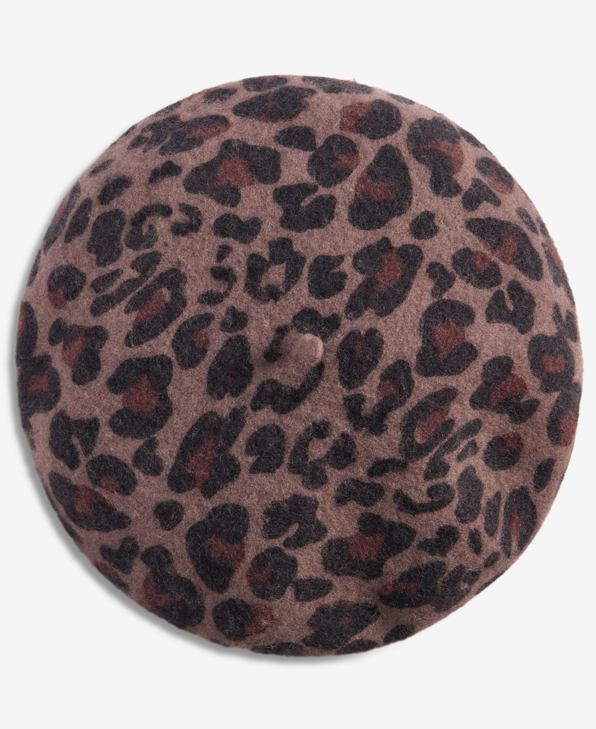 I.n.c. International Concepts Leopard Print Wool-Blend Beret, Macy's Exclusive
