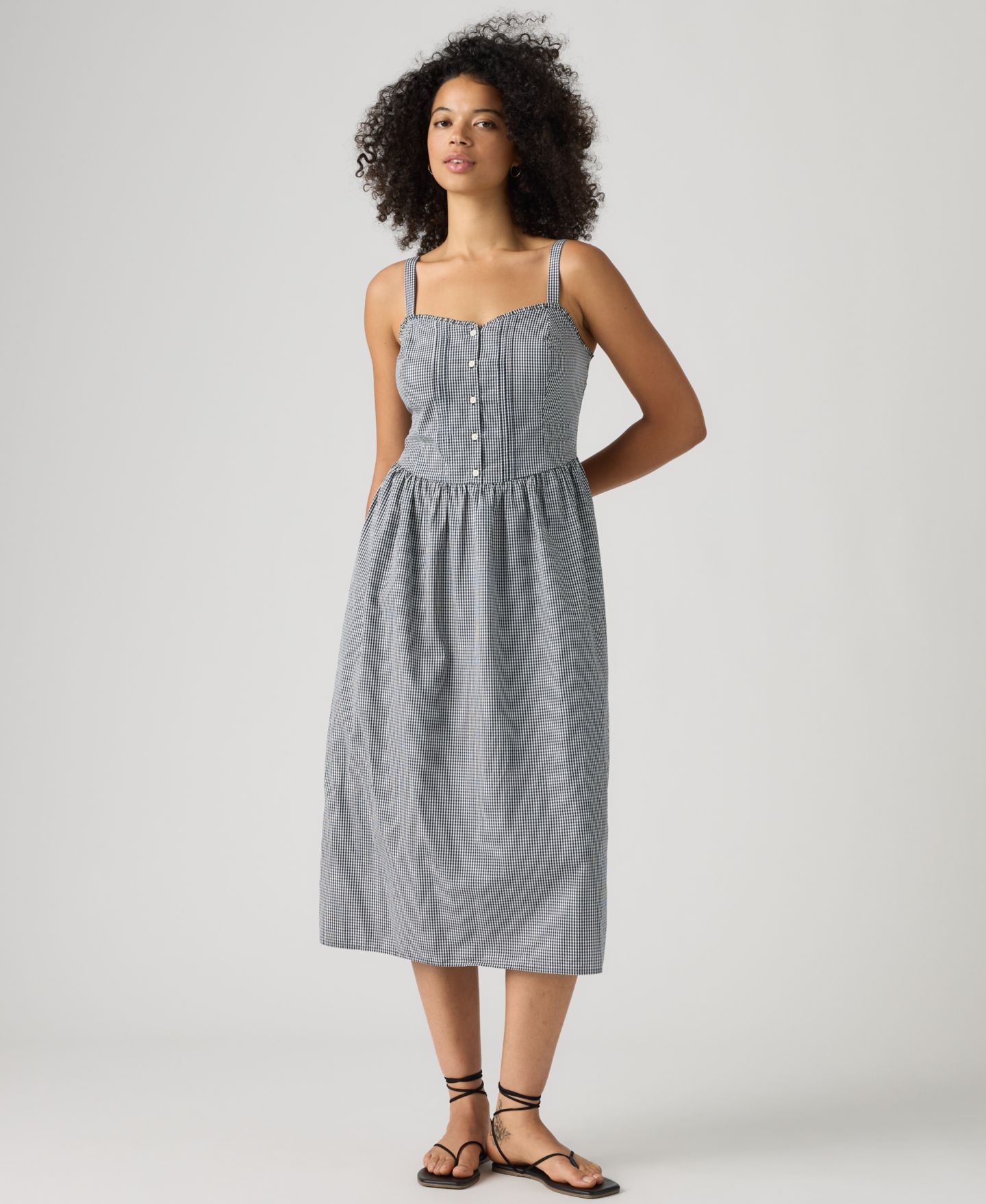 Женское платье Levi's Delphine Sleeveless, цвет: Клетчатый — фото 2