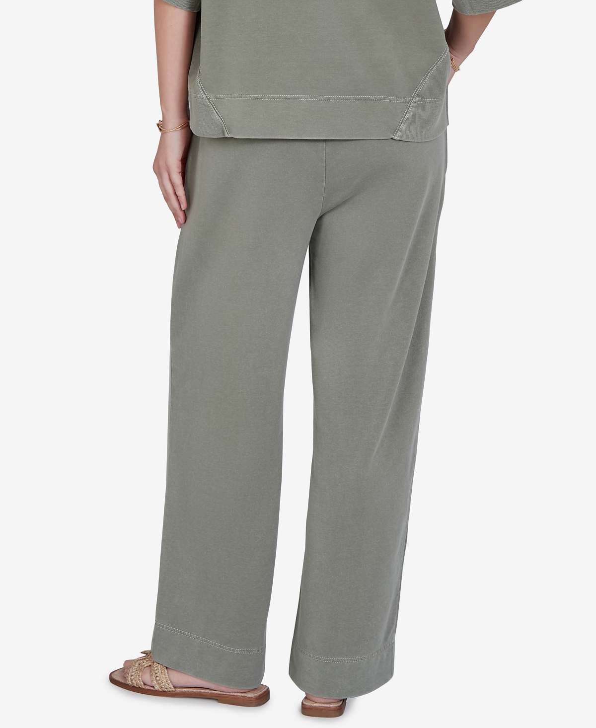 Ruby Rd. Petite Snow Wash Elastic Waist Pants