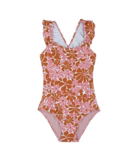 Купальники Gottex Kids Child Girls Summer Memories Square Neck Ruffle One Piece
