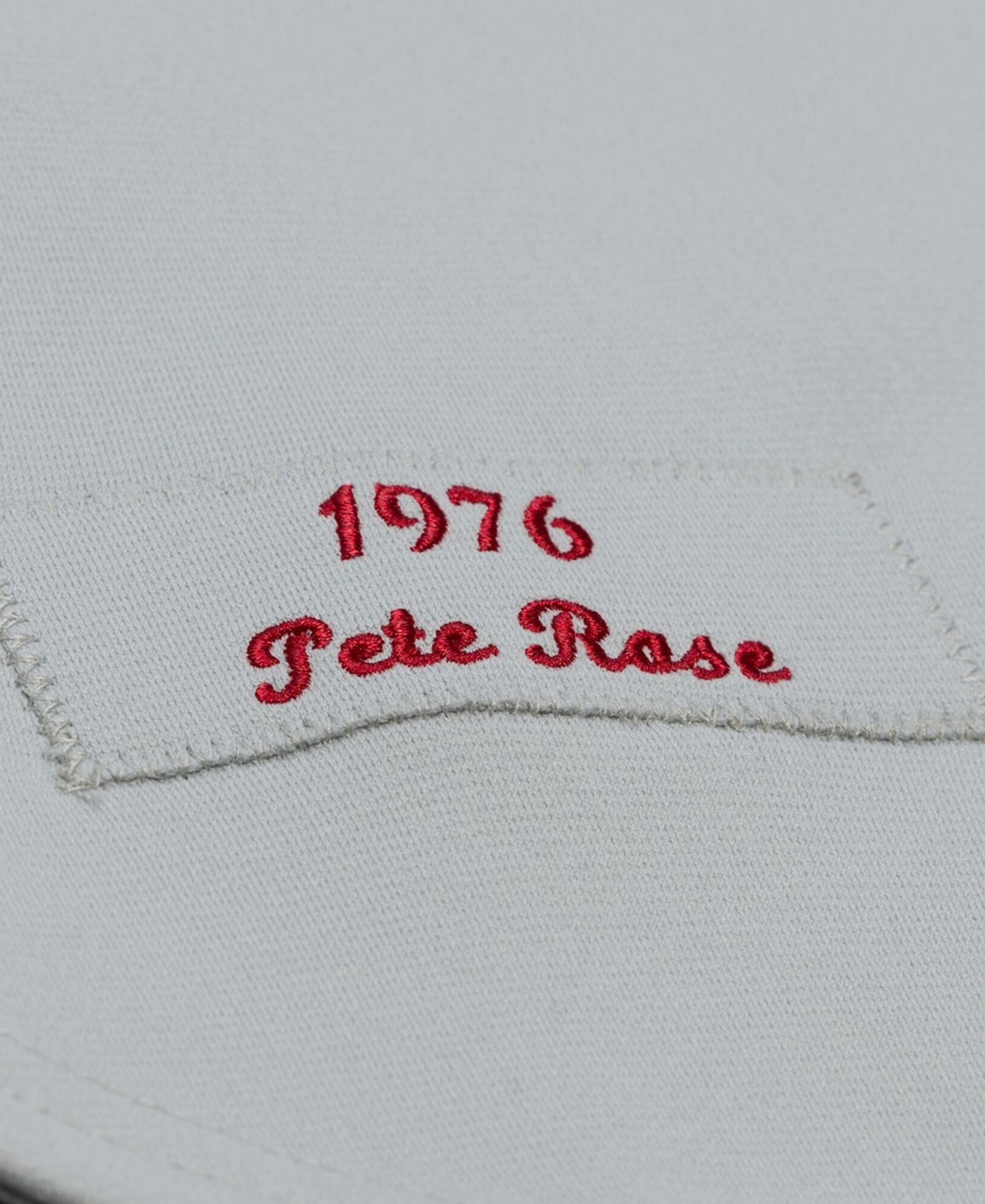 Men's Pete Rose Gray Cincinnati Reds 1976 Authentic Jersey