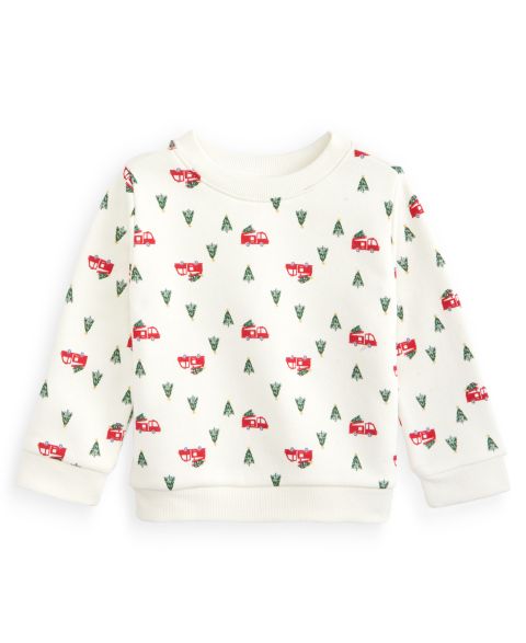 Толстовка First Impressions Mix & Match Long-Sleeve Holiday Firetrucks для мальчиков-малышей