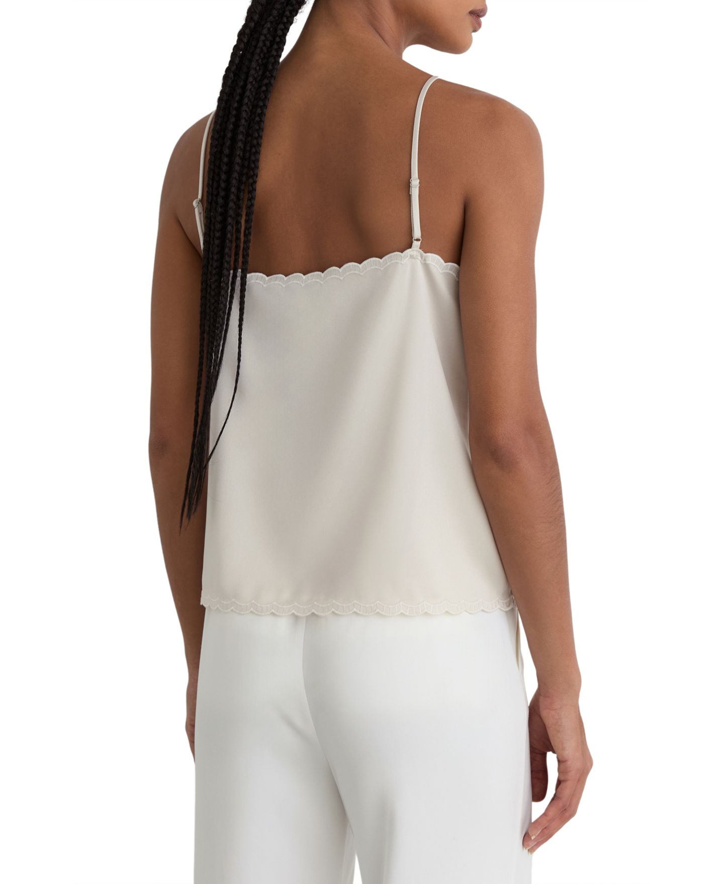 Женские жилеты REISS Joanie Lace Detail Vests, цвет: Нейтральный — фото 2