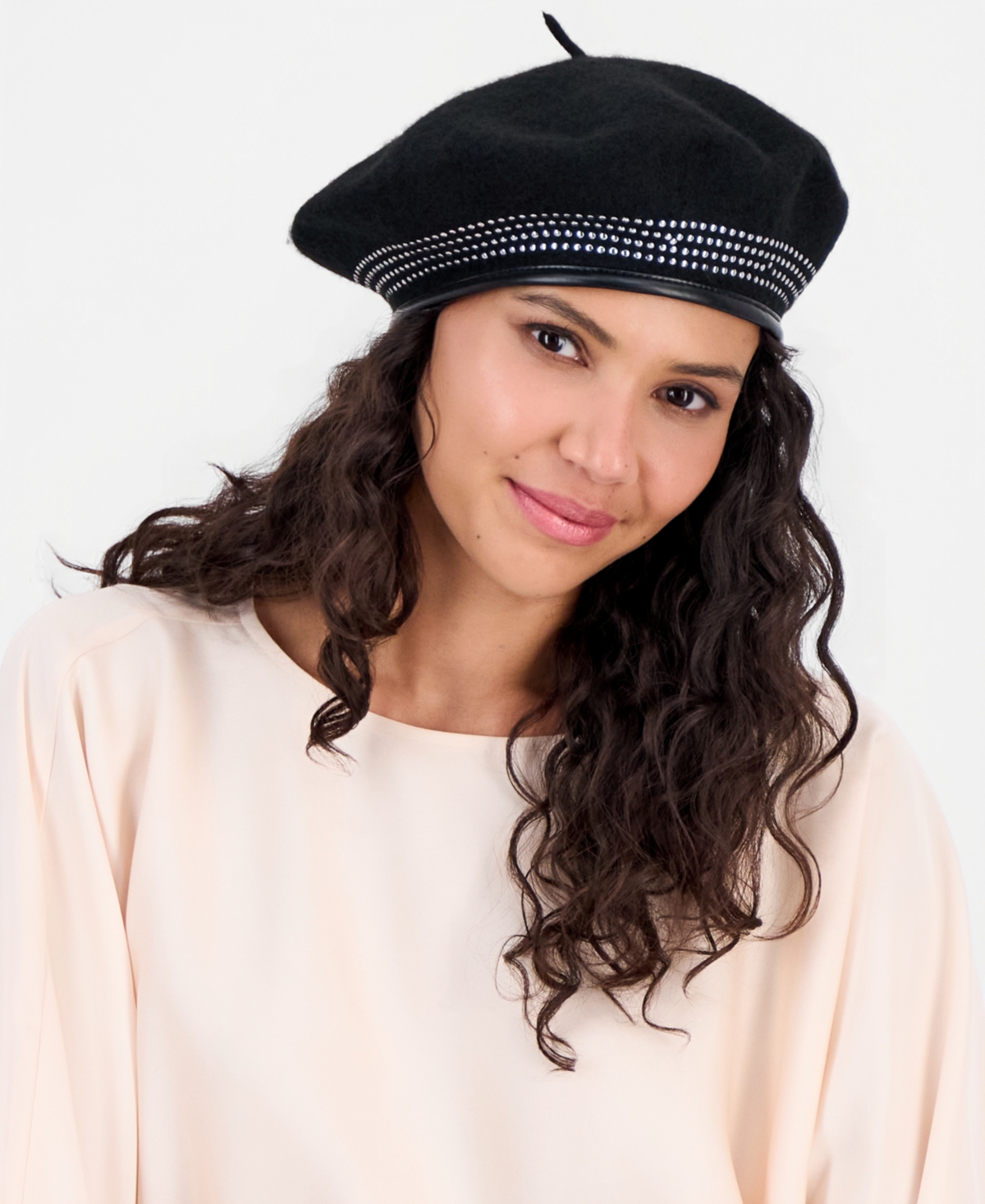 I.n.c. International Concepts Stud Edge Beret, Macy's Exclusive