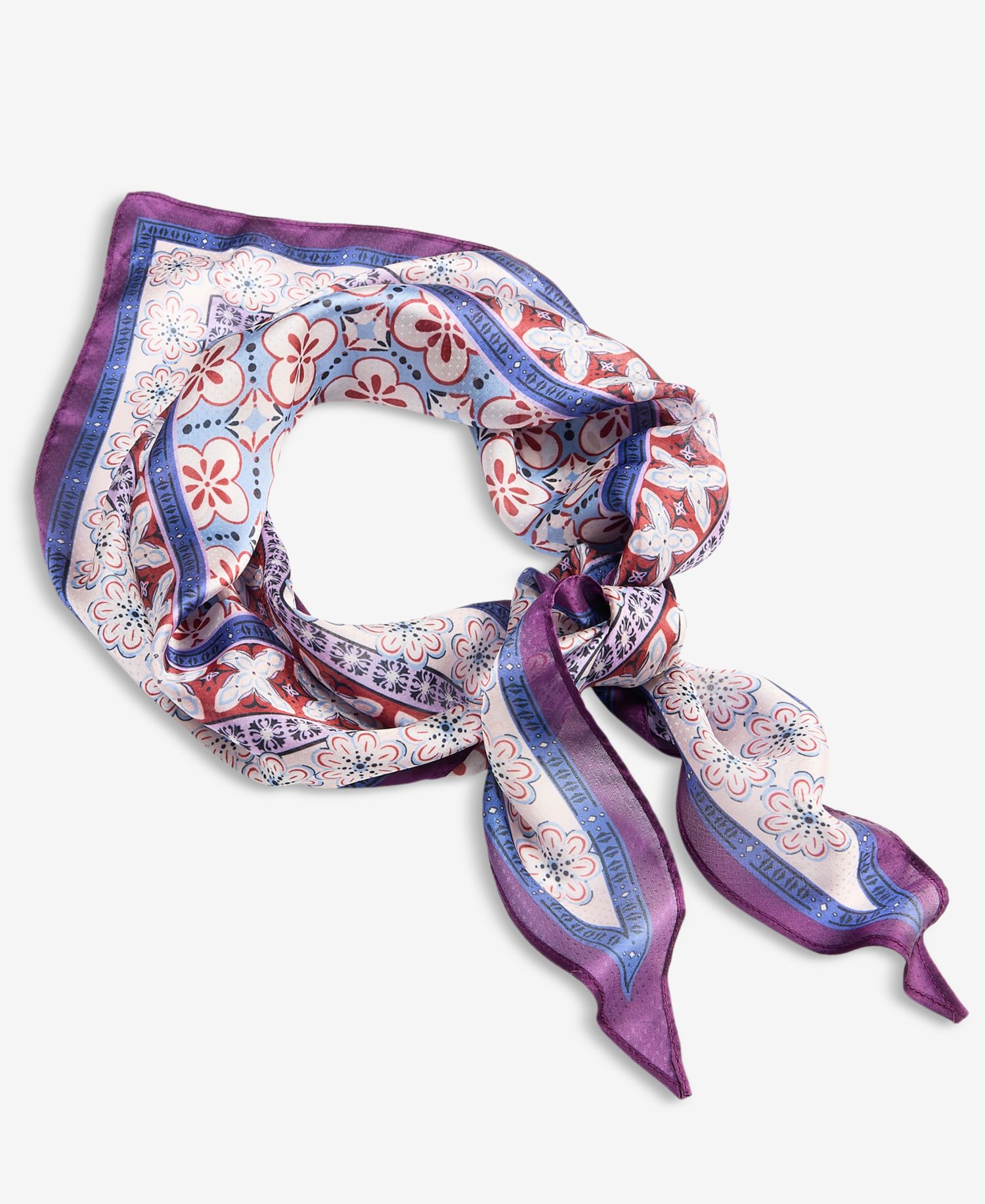Multi-Pattern Triangle Scarf