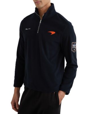 Men's Meros Half Zip Mclaren Embroidered Fleece Polo Shirt