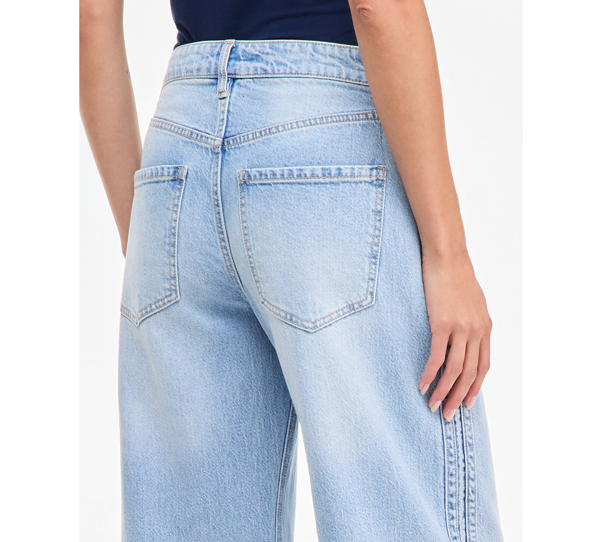 On 34th Women's Mid-Rise Side-Stripe Curve Leg Jeans, Macy's Exclusive