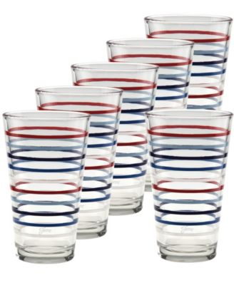 Americana Tapered Cooler Glasses, Set of 6