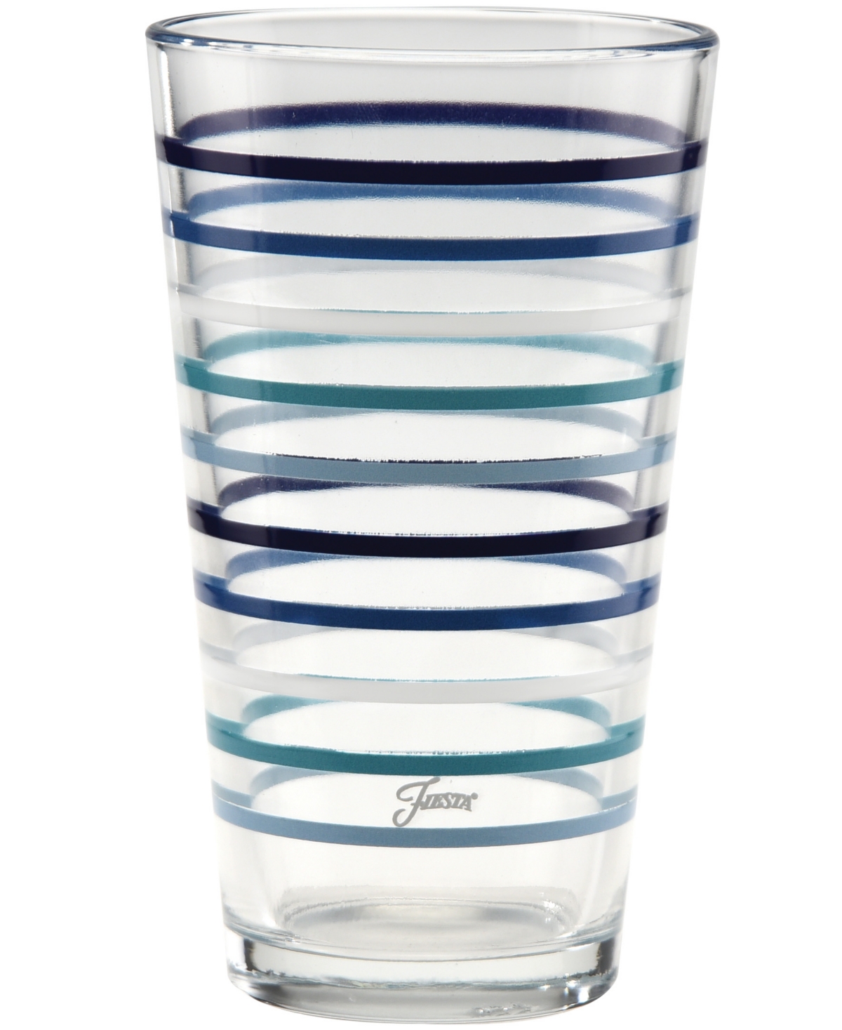 Fiesta Coastal Blues Tapered Cooler Glasses, Set of 6