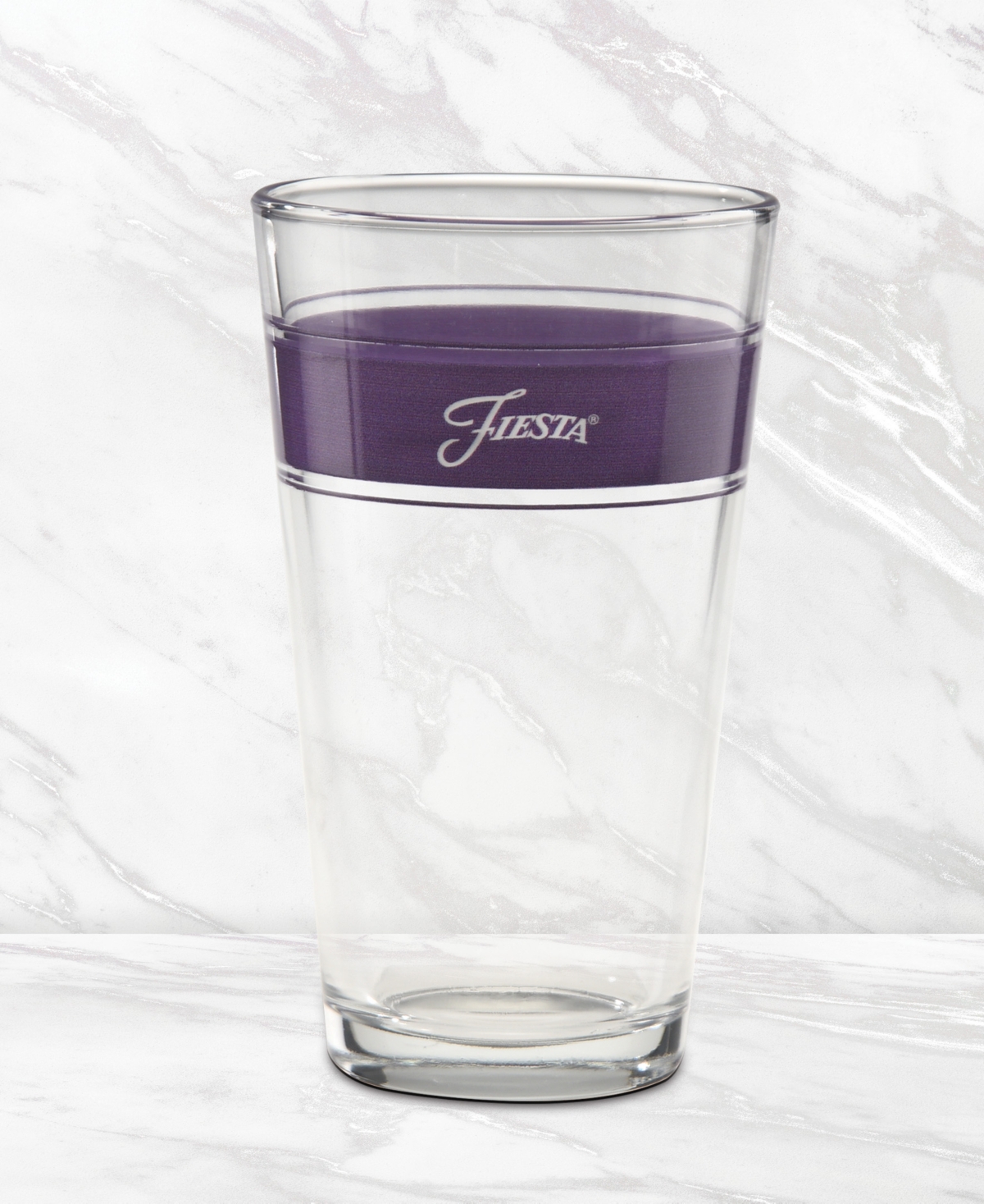 Fiesta Lavender Frame Tapered Cooler Glasses, Set of 6