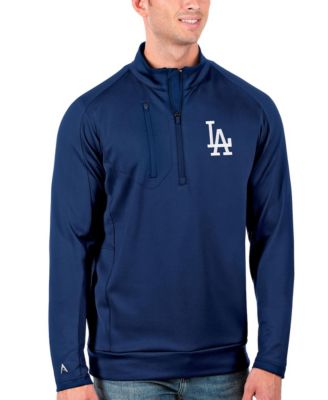 Men's Royal Los Angeles Dodgers Generation Quarter-Zip Pullover Jacket