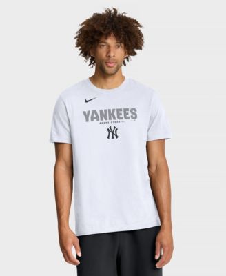 Men's White New York Yankees Bold Team Name T-Shirt