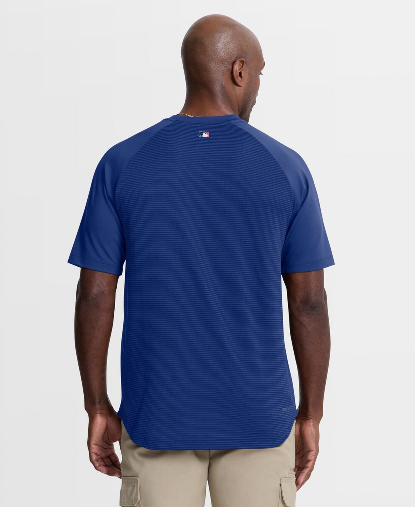 Мужская футболка Nike Royal New York Mets Authentic Collection Batting Practice Pre-Game Raglan Dri-FIT — фото 2