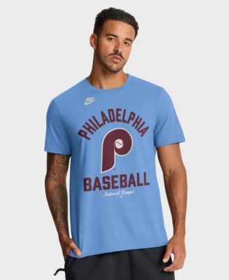 Men's Light Blue Philadelphia Phillies Cooperstown Collection T-Shirt