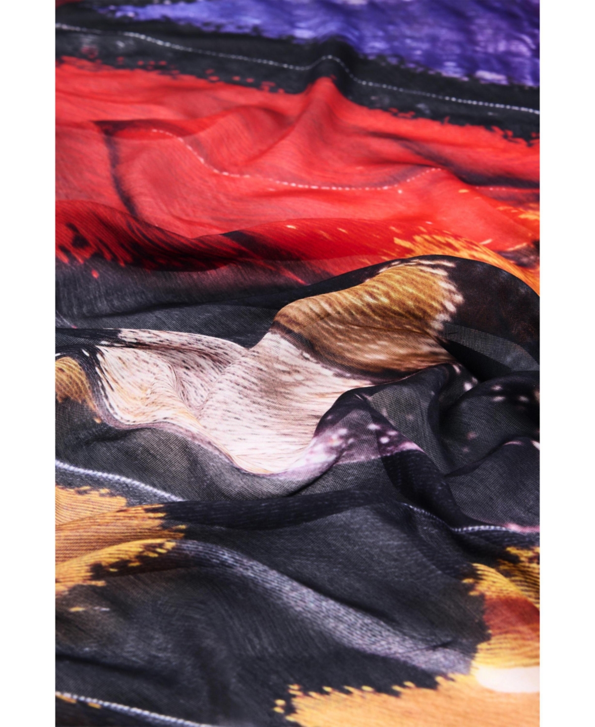 Desigual Women's Butterfly scarf