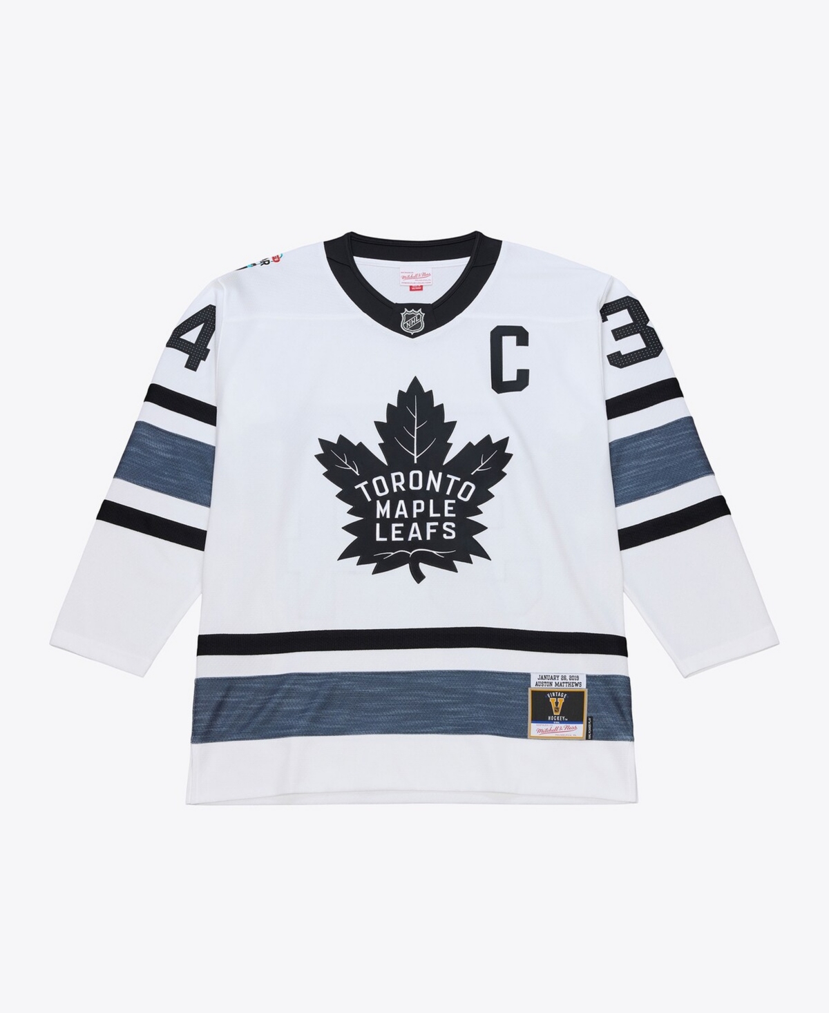 Mitchell & Ness Men's Auston Matthews White 2019 All-Star Game Power Play Jersey
