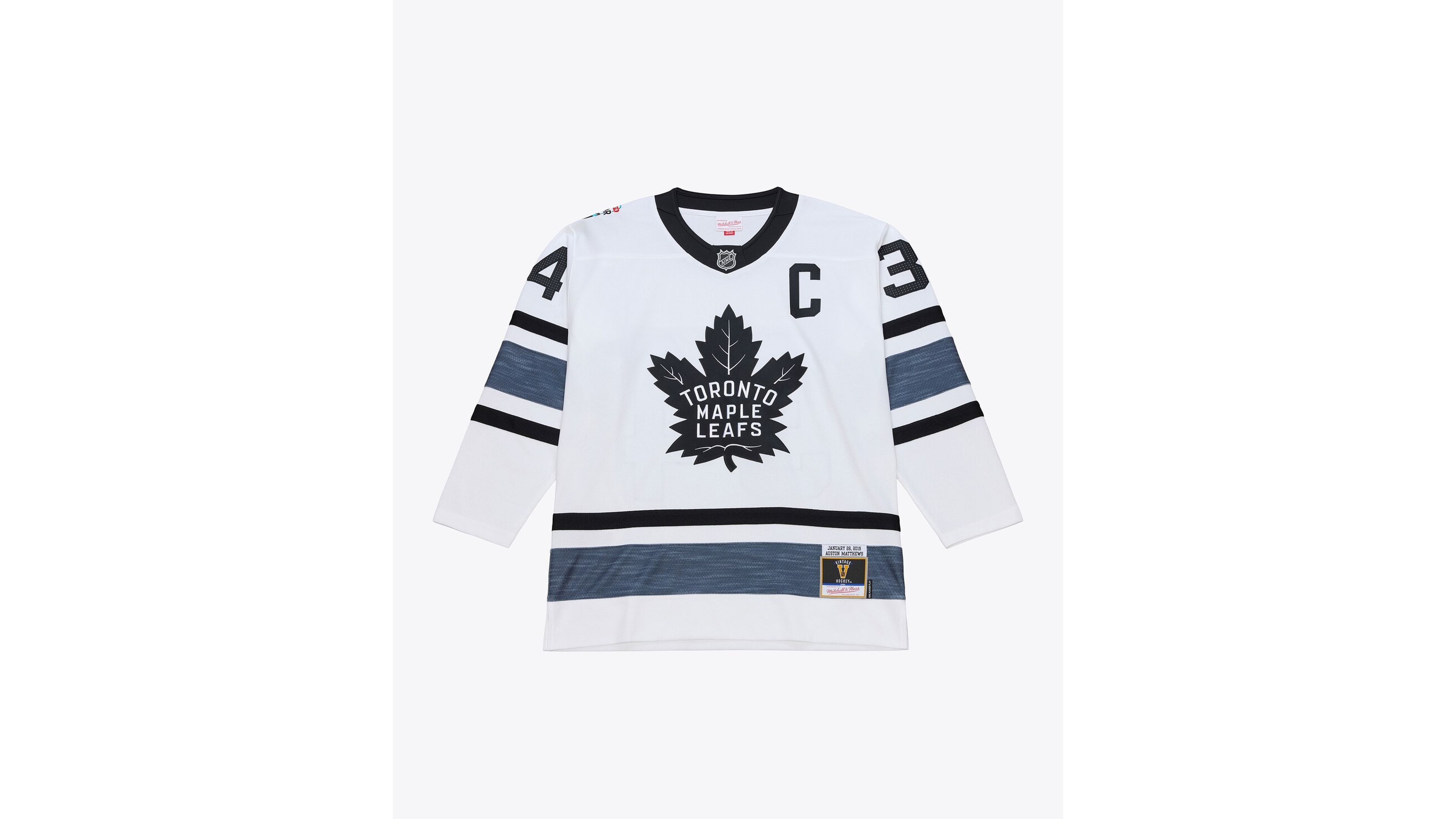 Mitchell & Ness Men's Auston Matthews White 2019 All-Star Game Power Play Jersey