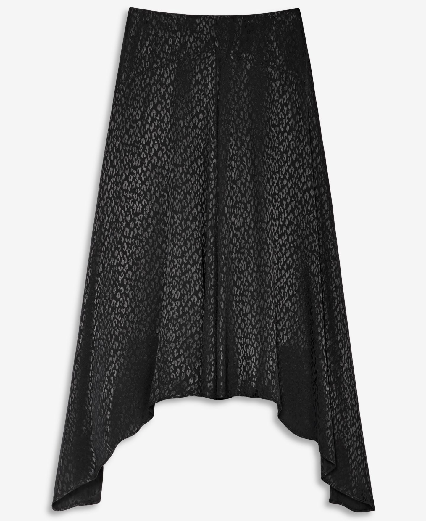 Женская юбка I.N.C. International Concepts High-Waisted Midi Jacquard, цвет: Глубокий чёрный — фото 5