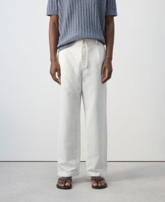 Men's Regular-Fit Lyocell Linen Pants