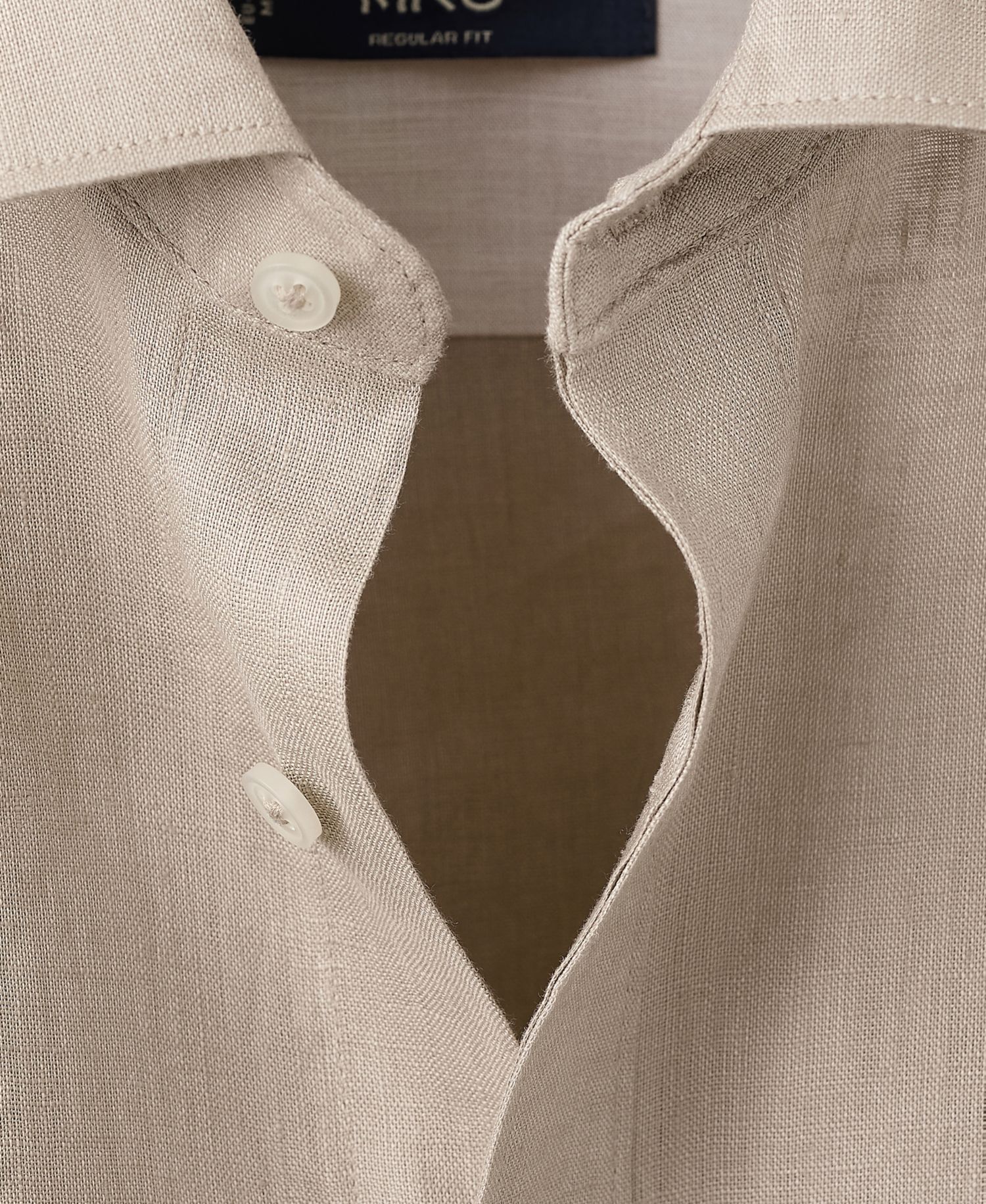 Men's Linen Regular-Fit Shirt