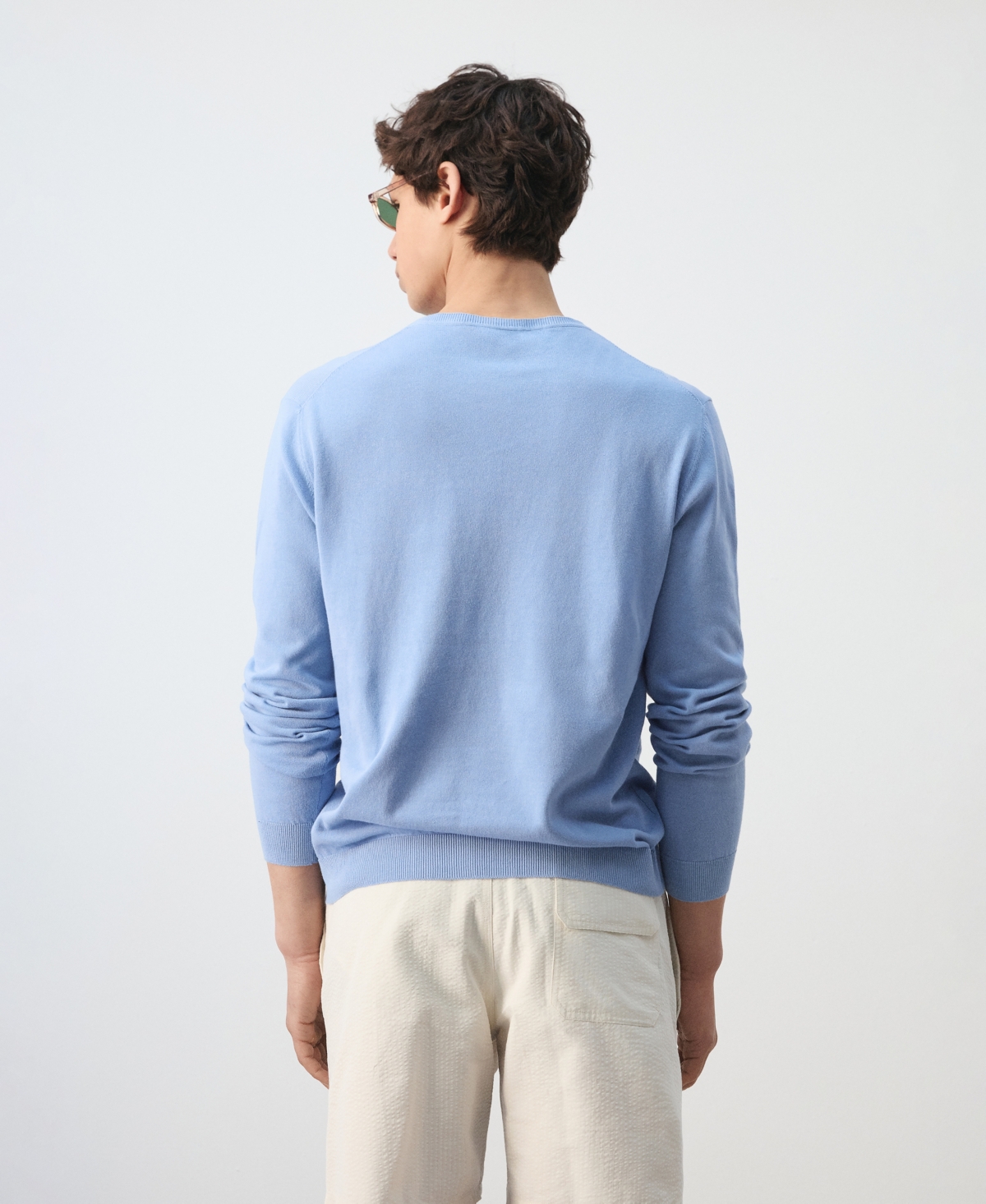 Mango Men's Cotton Fine-Knit Sweater