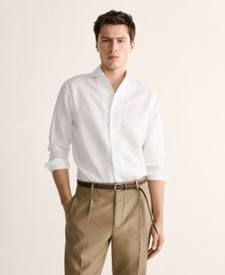 Men's Regular-Fit Linen Shirt