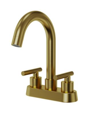 Centerset Bathroom Faucet with Drain Assembly 2-Handle Bathroom Sink