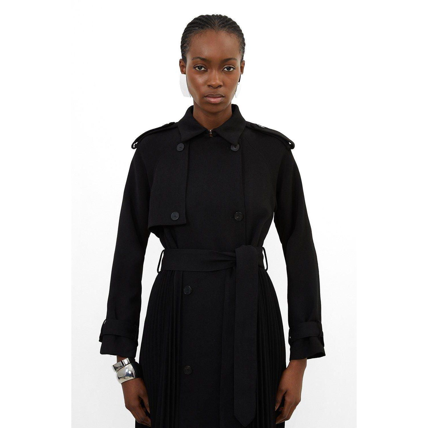 Women's Belted Trench Coat