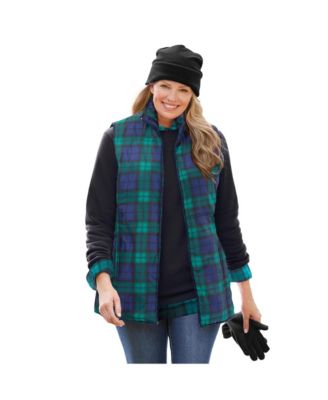 Plus Size Quilted Vest