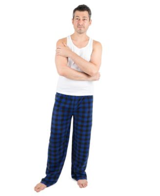 Men's Plaid Micro Fleece Pants