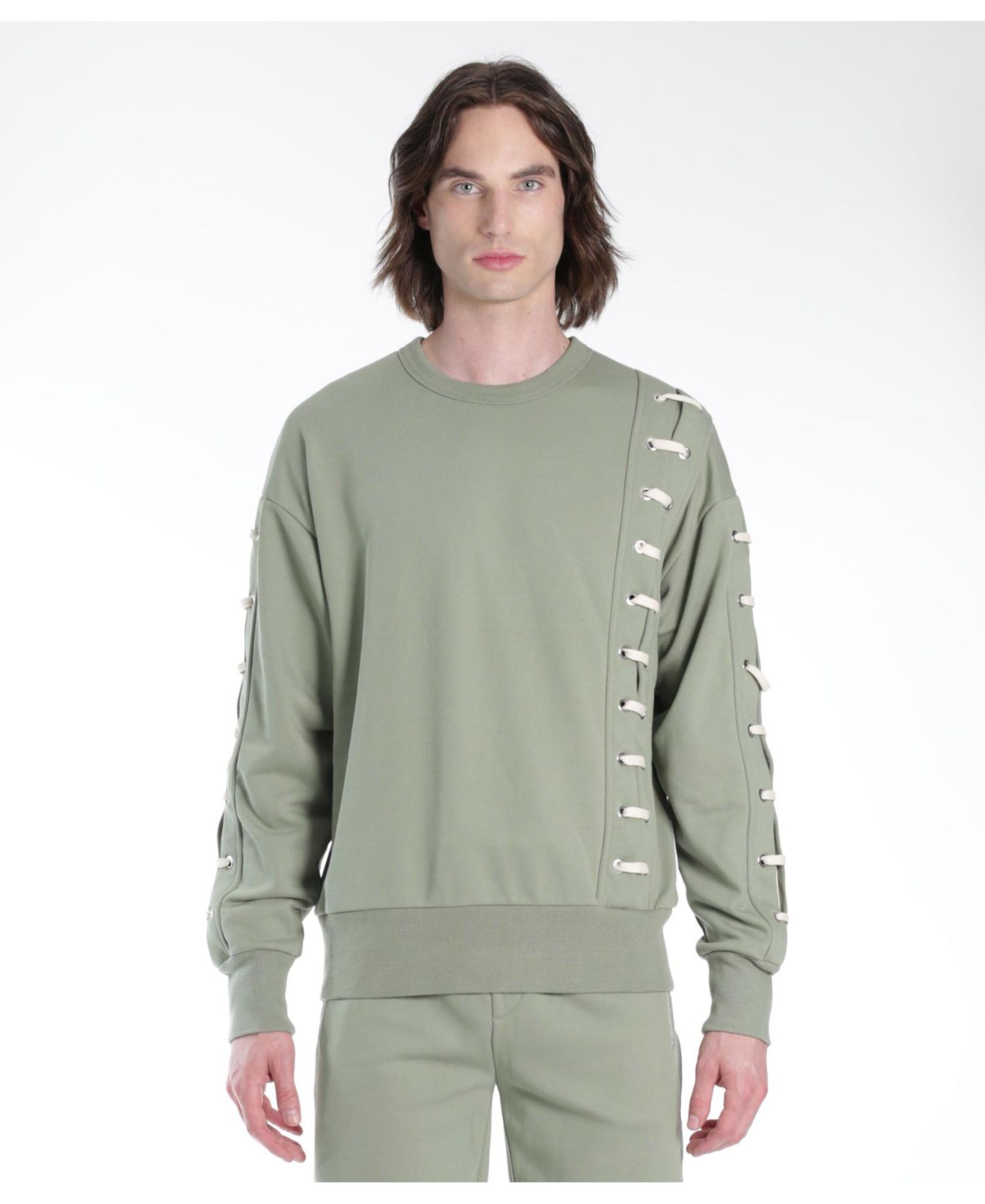 Men's Crew Sweatshirt in Aspen Lace