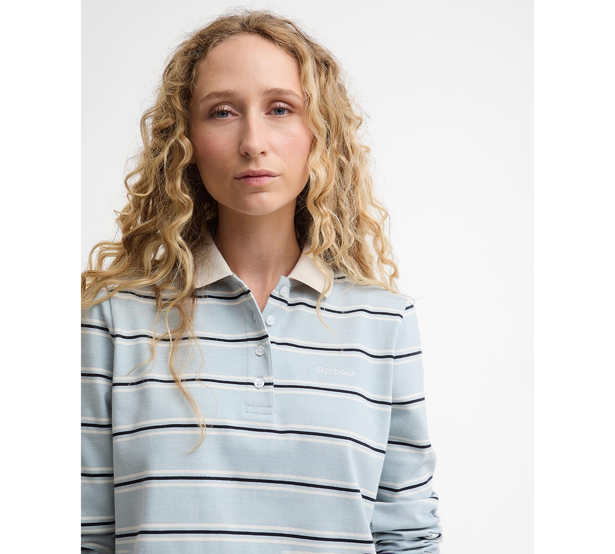 Barbour Women's Ashwell Long-Sleeve Polo Top