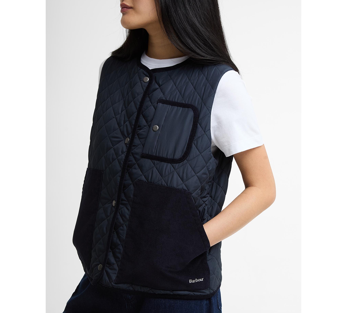Barbour Women's Thulby Quilted Gilet Sweater Vest