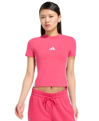 Women's Essentials Slim-Fit Short-Sleeve Baby T-Shirt
