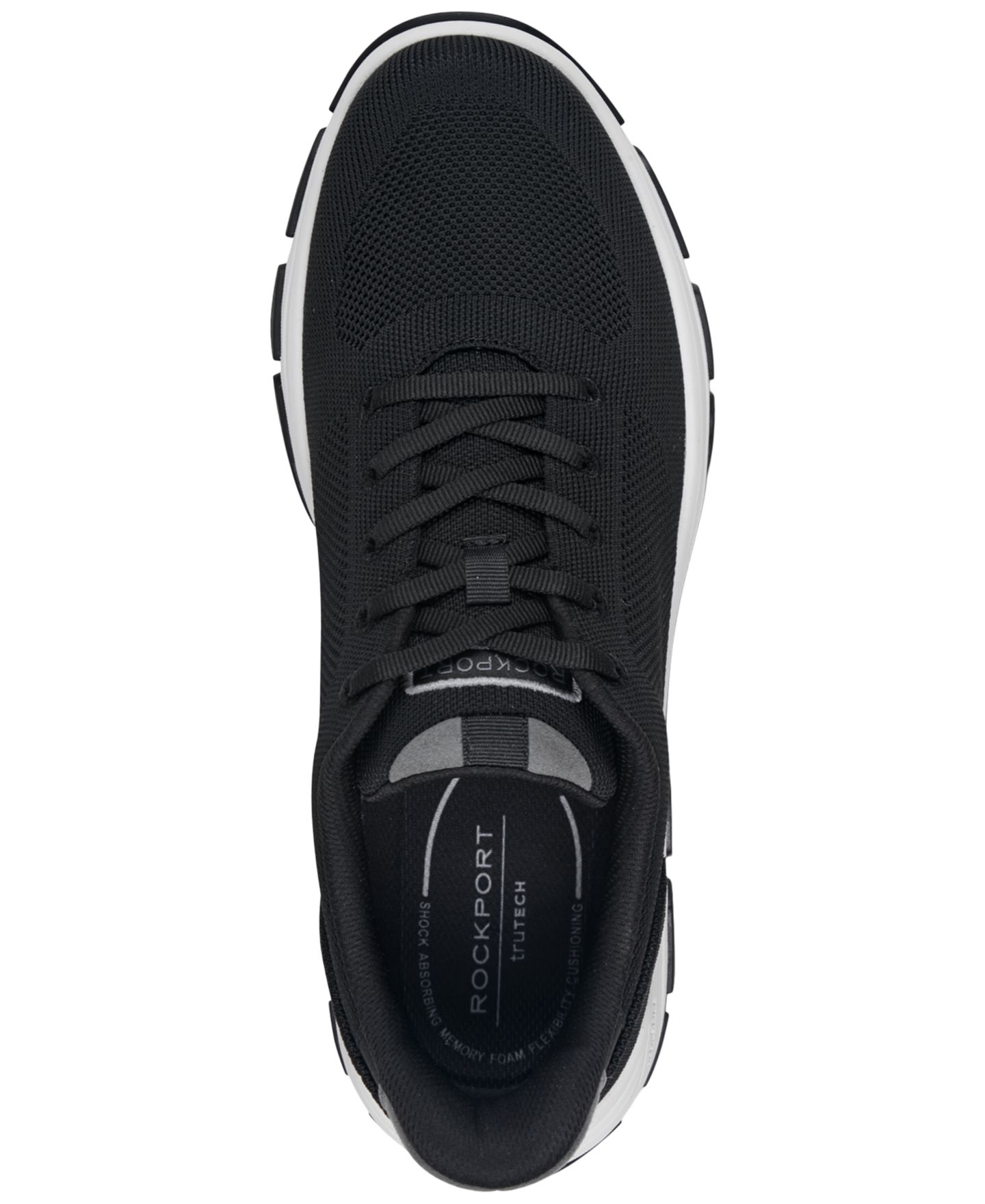 Мужские кроссовки Rockport Rafferty Step Activated Casual, цвет: Чёрный — фото 4