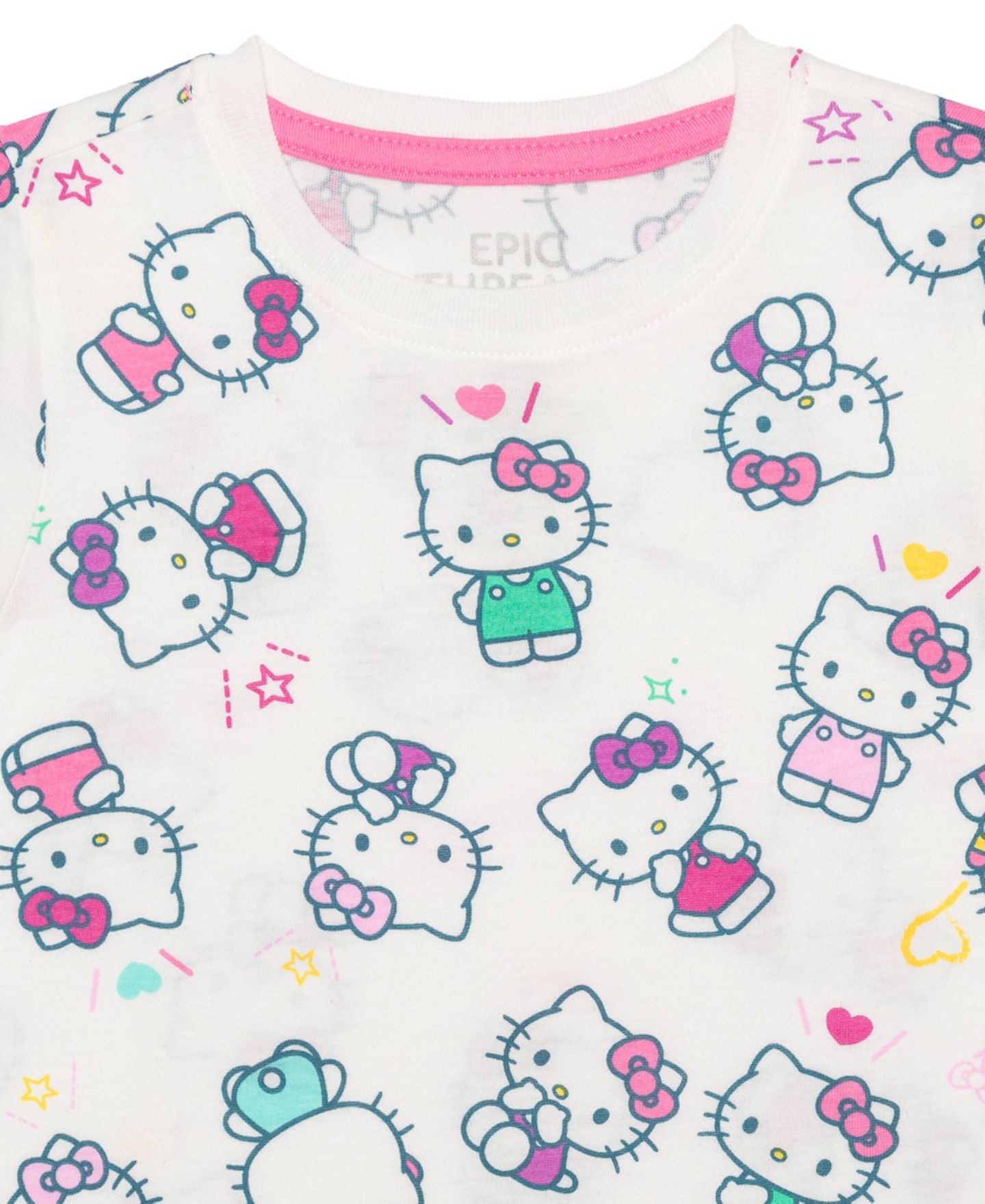 Футболка Epic Threads Hello Kitty Short-Sleeve T-Shirt для девочек-малышей, цвет: Белый — фото 3