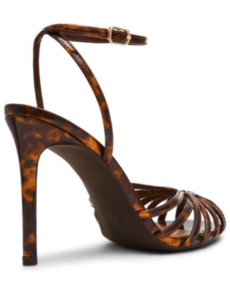 brown strappy dress sandals Women's Heel sandals Color:Light Blue/Multi The Blue Dress Barn Satin Occasion Dress The comfortable mid heel