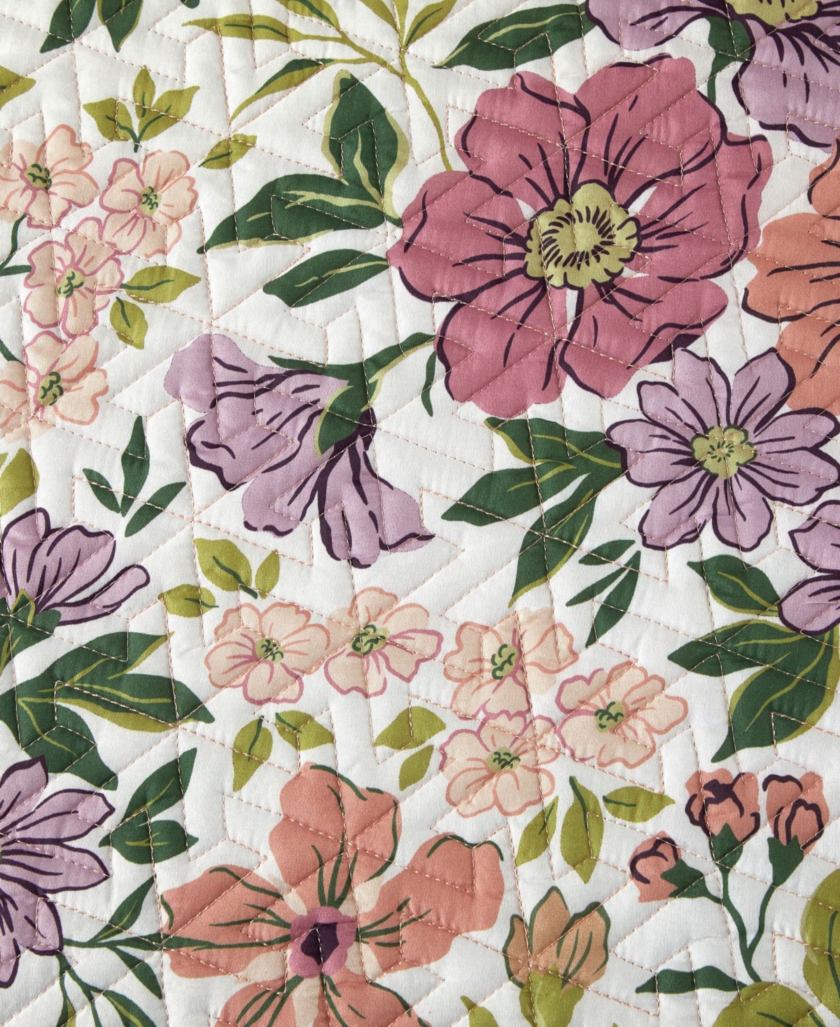 Stratford Park Flora Floral 3-Piece Quilt Set, King