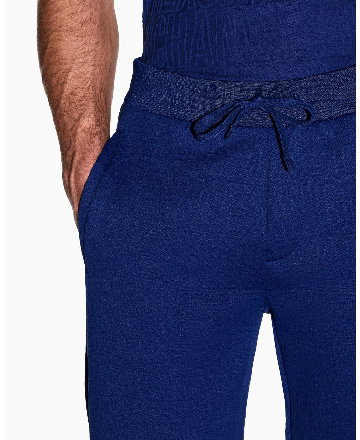 Men's Jacquard All Over Logo Jogger