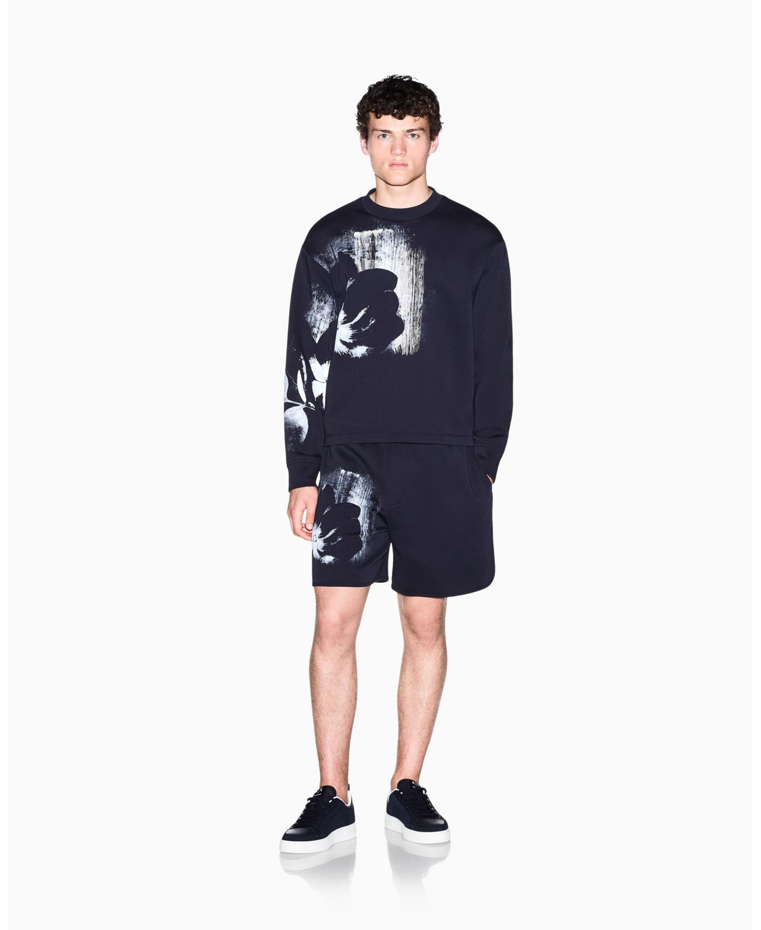 Men's Exposed Flower Fleece Shorts