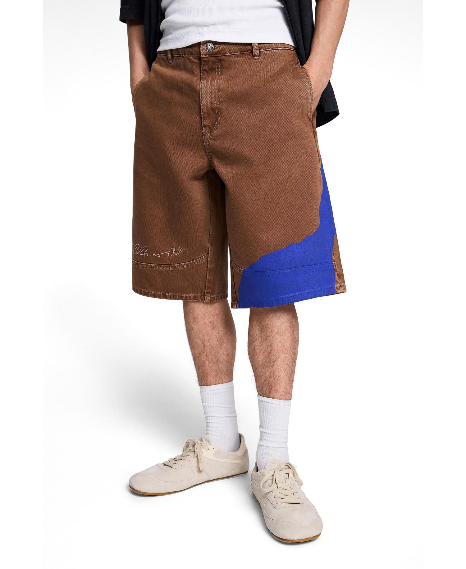 Men's Printed bermuda shorts with suns