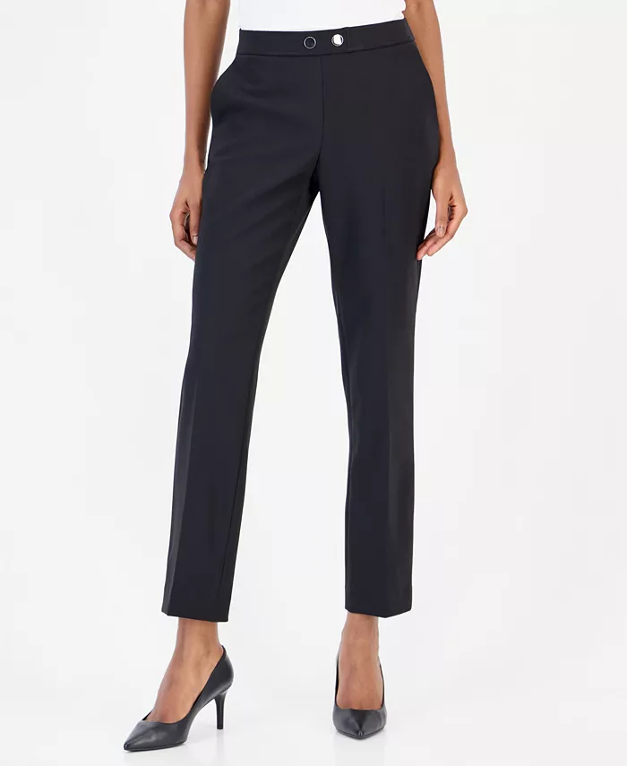 Women's Mid-Rise Straight-Leg Pants