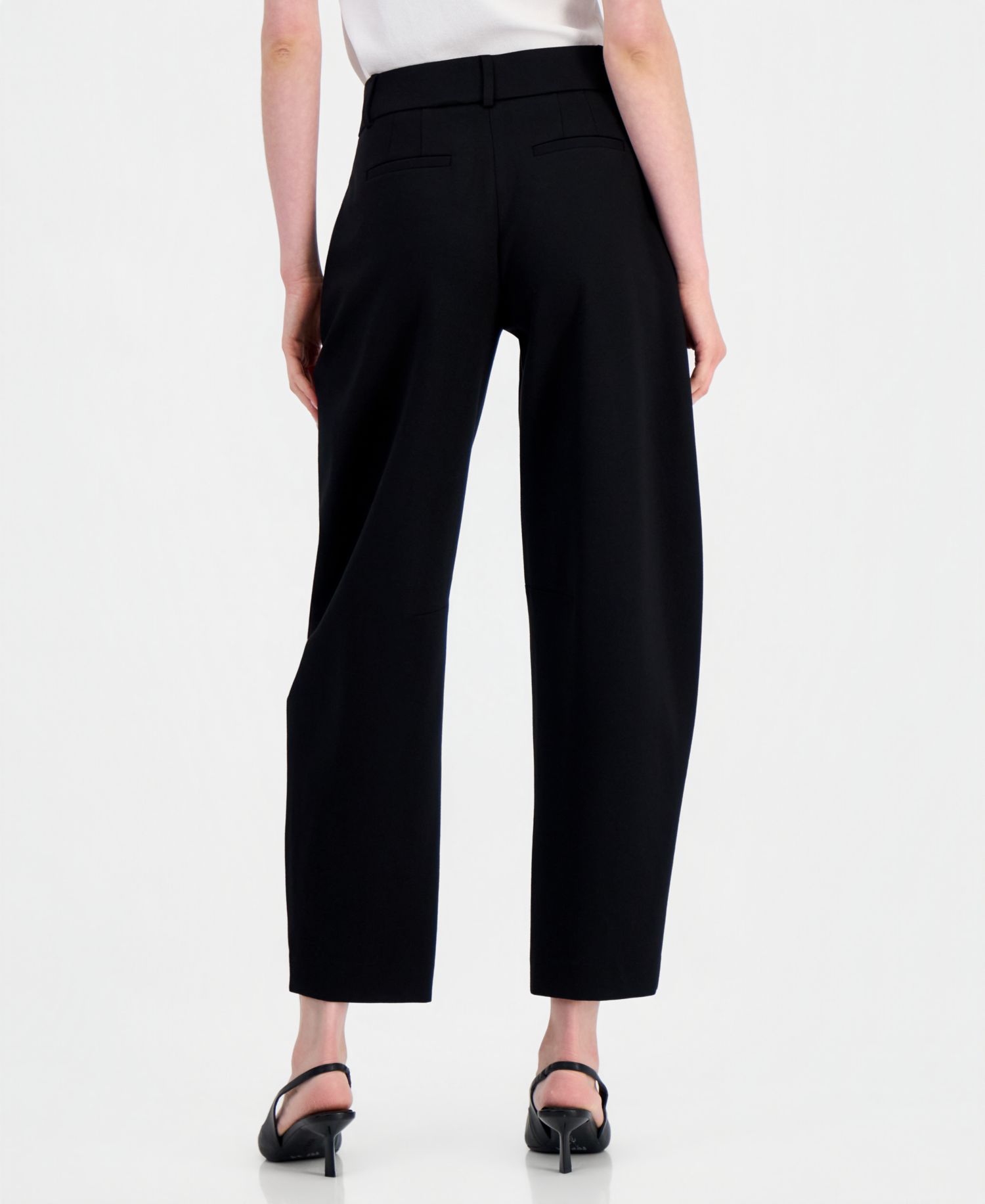 Women's Pull-On Barrel Leg Pants
