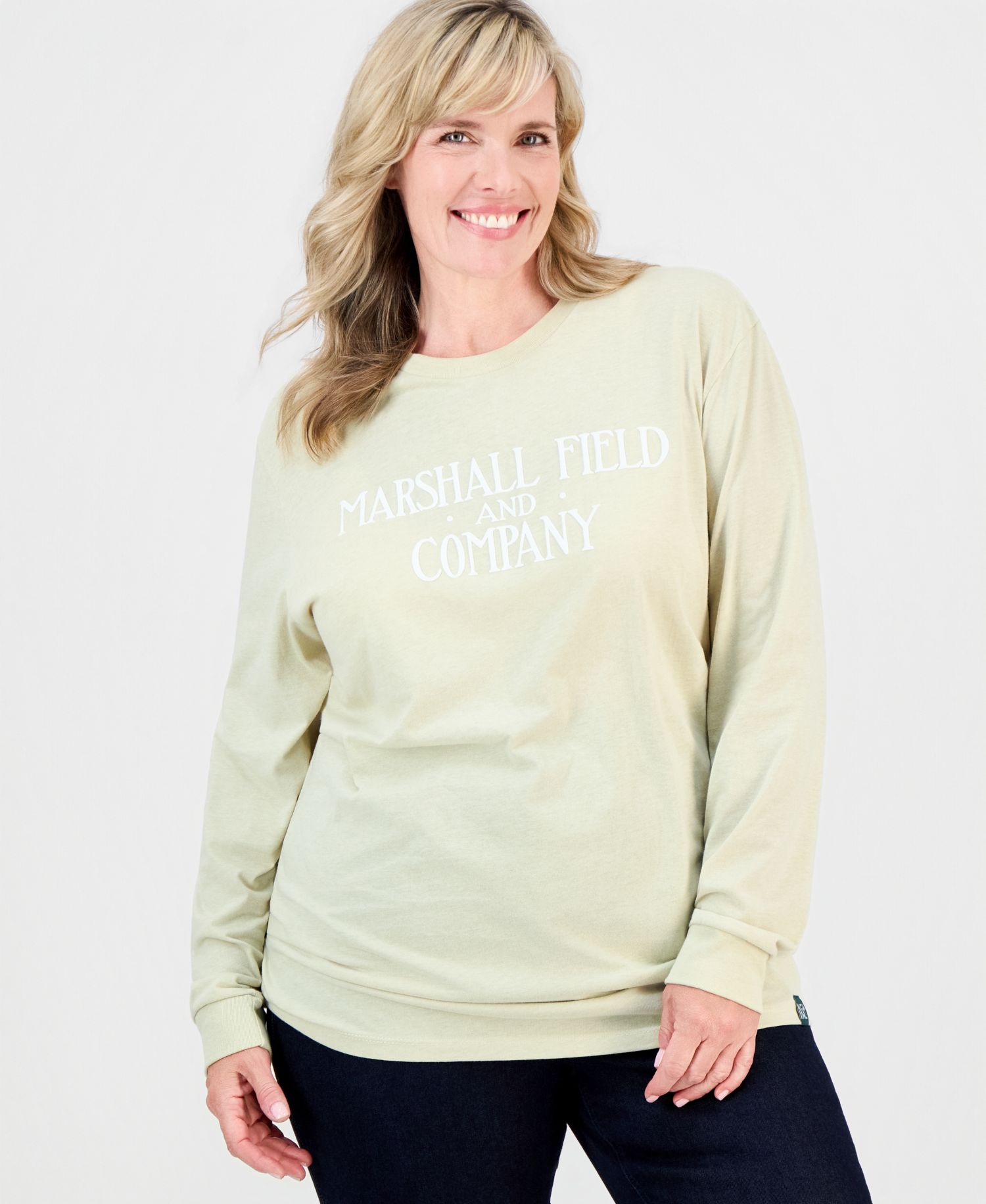 Adult Unisex Logo Crewneck Long-Sleeve Shirt