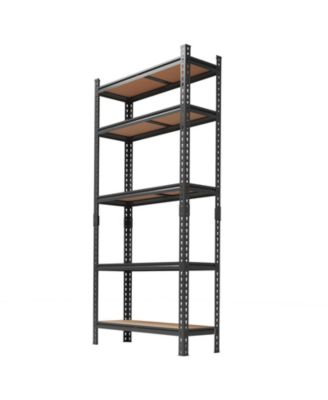 Storage Shelves, Heavy Duty Metal Shelving Unit with Adjustable Shelves for Pantry or Basement