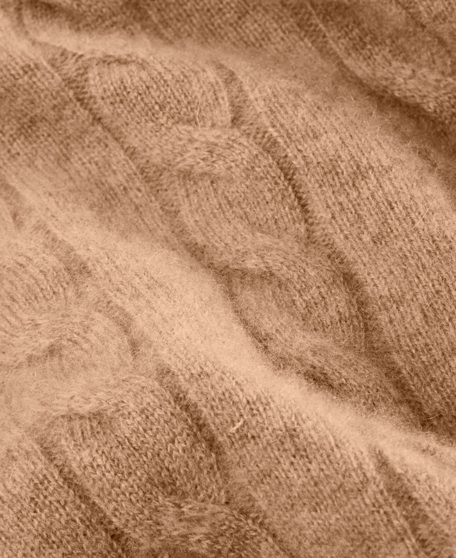Petite Cable-Knit Crewneck 100% Cashmere Sweater