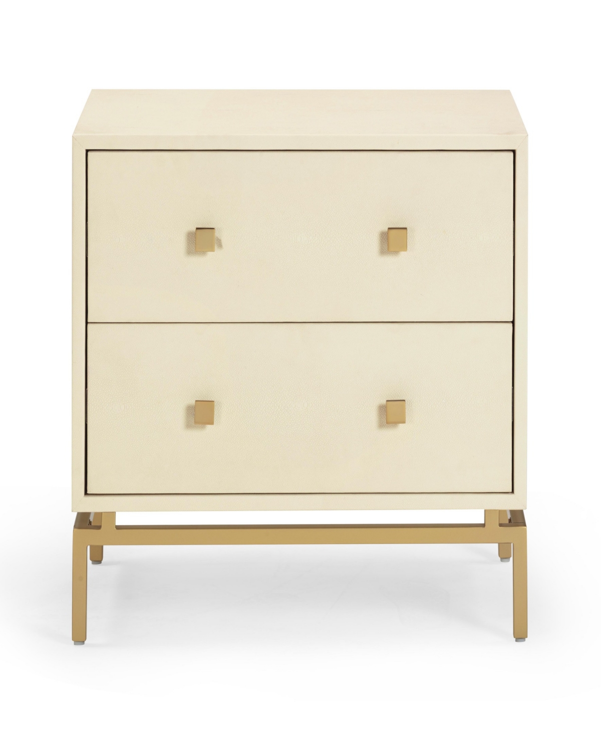 Tov Furniture Pesce 23.3" Wood Shagreen Nightstand